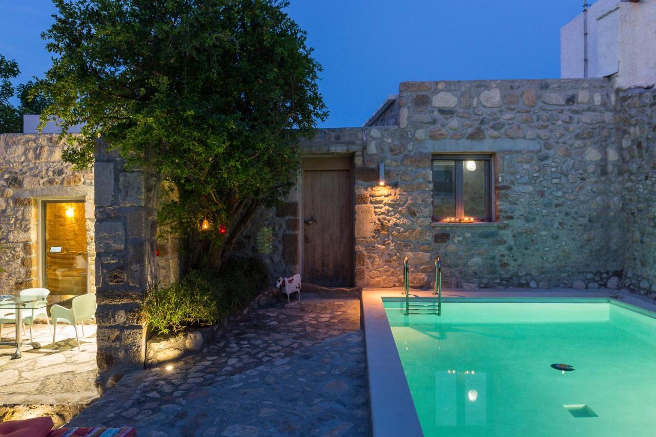 Muazzo Creta Stone House, Nature Escape With Pool, By Thinkvilla Pigí Zewnętrze zdjęcie